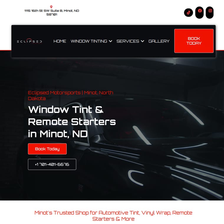 Eclipsed Motorsports website